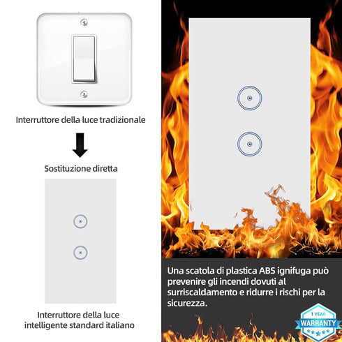 2 120V 1 Jinvoo WiFi Wall Light Touch Panel Switch, Way, Remote Control by Smart Phone,No Hub Required, Compatible