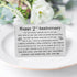TGCNQ Metal Engraved 2 Year Anniversary Card, 2nd Anniversary Gifts for Husband Wife Him Her, Wedding Anniversary
