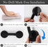 1 Pack Suction Cup Handle for Glass Door, Shower Grab Bar Without Drilling, Non-Marking Pull for Sliding Door Wardrobe