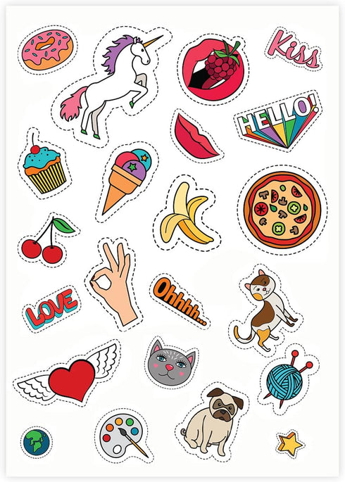 Full Sheet Label Sticker Paper, 8.5" x 11" for Laser & Inkjet Printers, 500 Sheets