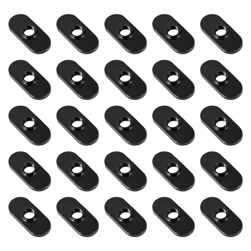 Xadnitu 1/4"-20 Threaded Centered Slide in Economy T Nuts, Accessory Hardware Nuts for 10 Series Aluminum Profiles