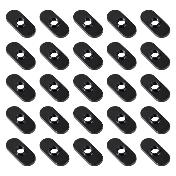 Xadnitu 1/4"-20 Threaded Centered Slide in Economy T Nuts, Accessory Hardware Nuts for 10 Series Aluminum Profiles