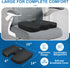 Seat Cushion for Office Chair & Car - Memory Foam Coccyx Support Pillow with Non-Slip Cover, Sciatica & Lower Back Pain
