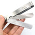 Stainless Steel Feeler Gauge Universal Standard SAE and Metric Offset Valve Thickness Gauge, 32-Piece Blade Tool