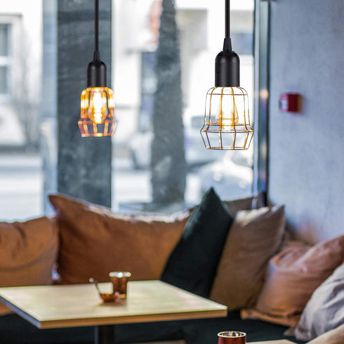 15 360W E26 Bulb Simple Deluxe Feet Extension Hanging Lantern Pendant Light Lamp Cord Cable Socket On/Off Switch (No