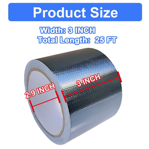 RV Awning Repair Tape, Heavy Duty Waterproof Repair Tape for Tarp, Canvas, Tent, and Boat Covers