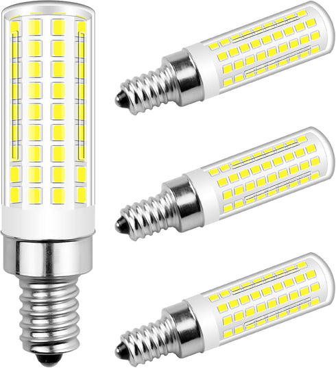 E12 LED Candelabra Light Bulbs 60 Watt Equivalent 6000K Daylight White 120V