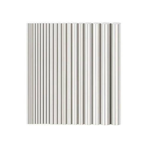 Diameter 2-10mm Aluminum Round Rods Bar for Knife Handle Material, 20PCS for DIY Craft