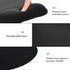 EooCoo Ergonomic Mouse Pad with Wrist Support, Memory Foam Wrist Rest, Non-Slip Base, 9.64 x 8.26 in