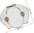 E27 4.2cm Homoyoyo Plastic Lampshade with Iron Frame, Medium Size Diameter, Pendant and Floor Lamp Shade Replacement