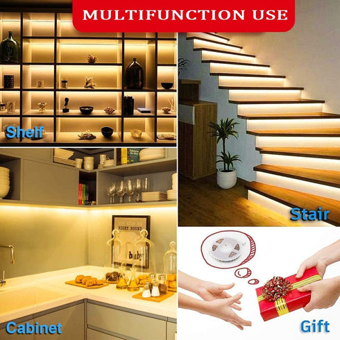16.4ft Dimmable Strip,12v MY BEAUTY LIGHT LED Strip Lights Warm White, LED Light Flexible LED Rope Lights Kits