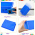 Hoteam 10 Pcs Flat Storage Tray Organizer, Letter Size Plastic Bins for Classroom Art Activity