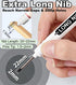 JGFJGF 20mm 5 Set (10, Deep Hole Marker Pens, Long Nib Permanent Pens, Waterproof Permanent Construction Pen for Metal