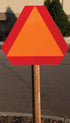 Performance Tool W1496 Reflective Triangle - Essential Safety Sign for Farm Vehicles and Equipment