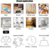 Self-Adhesive Mop Holder, Wall Mounted Broom Rack, Cleaning Tools Sticker Hook, No Drilling Anti-Slip Gadget (4pcs)