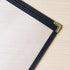 25 Pack 8.5 14 inch 2-View Menu Covers x - Black Vinyl Menu Holders with Clear Sleeves | Waterproof Restaurant Menu