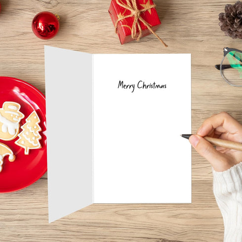 Ogeby Funny Christmas Thank You Card, Funny Garbage Truck Appreciation Card for Friend Family Employee, Christmas