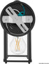 E26 Bulb Maxxima Porch Lantern Outdoor Wall Light with Clear Glass, Patio or Porch Sconce Fixture for Exterior