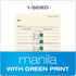 TOPS Weekly Employee Time Cards - One Sided Time Tracking Cards, Green Ink Print, 9" x 3.5", Manila Stock, 500 Cards