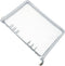 STOBOK A6 Binder Cover, 6-Ring Clear Transparent PVC Notebook Folder with Zipper Closure, Loose Leaf Protector