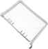 STOBOK A6 Binder Cover, 6-Ring Clear Transparent PVC Notebook Folder with Zipper Closure, Loose Leaf Protector