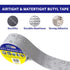 ADHES Butyl Tape Waterproof Aluminum Foil Tape 150mm x 5m for RV Repair, Window, Boat and Pipe Sealing