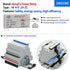Electromagnetic Relay 24V DC/AC SPDT 6A with LED Indicator, Socket Base, DIN Rail, Ultra Thin 6.2mm