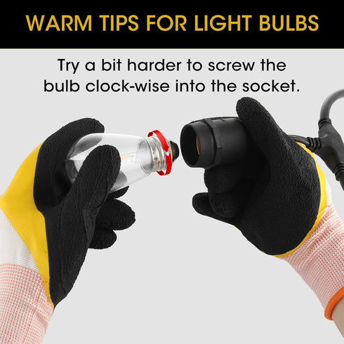 S14 Bulbs, 24Pack 1W Bulbs E26 Bulbs Meconard Purple and Orange LED Light Plastic Shatterproof Waterproof LED