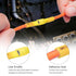 90 PCS Wirefy Heat Shrink Male Bullet Connectors, Electrical Bullet Butt Terminals - Yellow 12-10 AWG