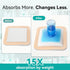 6"x6" 5 Pack Dimora Silicone Foam Dressing with Border Adhesive Waterproof Wound Dressing Bandage for Wound Care