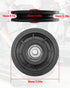 2 PCS 3.5 Inch Nylon Bearing Pulley Wheel, Silent Bearing Replacement for Garage Gym Equipment