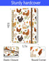 Spiral Journal Notebook, A5 Cute Notebooks for Work & Note Taking, College Ruled Hardcover, 60 Pages (Cute Chicken)