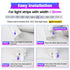 10Pack 3.3FT/1M U1SW 1M Muzata LED Channel Aluminum U Shape Silver LED Strip Diffuser Channel with Milky White Cover