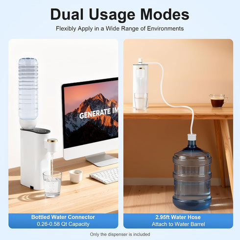 GXFCHYL 5 1500W Instant Hot Water Dispenser Bottle Warmer Formula Dispenser Mineral/Bottled Water Dispenser Mini Water