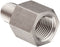 Brennan 5405-04-08-SS Stainless Steel Reducing Adapter, 1/4" NPT Male X 1/2" NPT Female