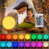 16 (7.1 inches) Volleyball Night Light, Volleyball Lamp Light for Kids Room with Remote Control Colors Changing Sport