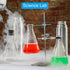PATIKIL 250ml Erlenmeyer Flask, 8.5oz Narrow Mouth Graduated Flask with Glass Stopper for Lab Experiment