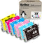 BeOne T048 Remanufactured Ink Cartridges for Epson 48 T048, 6-Pack for Stylus Photo R200 R220 R300 R320 R340 RX500