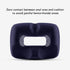 RUYANZER Tailbone Hollow Seat Cushion Comfortable Memory Foam Breathable Orthopedic Chair Pad with Grooved Design