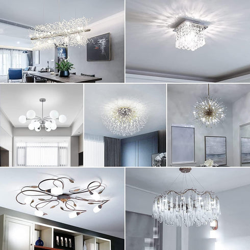 10 Pack G9 Bulbs Dimmable 5000K 4W 40W T4 450LM, G9 LED Daylight White, Equivalent Chandelier Lights, Bi-pin Base