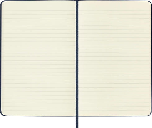 Moleskine Classic Notebook, Hard Cover, Medium (4.5" x 7") Ruled/Lined, 208 Pages, Sapphire Blue