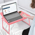 CloudTrip 17in 23.6IN Plus XL Adjustable Laptop Desk with Light, USB Port, iPad Holder, Drawer Storage - Larger