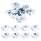 uxcell 10Pcs M4 T Nut Tee Sliding Slot Nuts, Nickel Plated Fastener for Aluminum Extrusion Profile 4040 Series