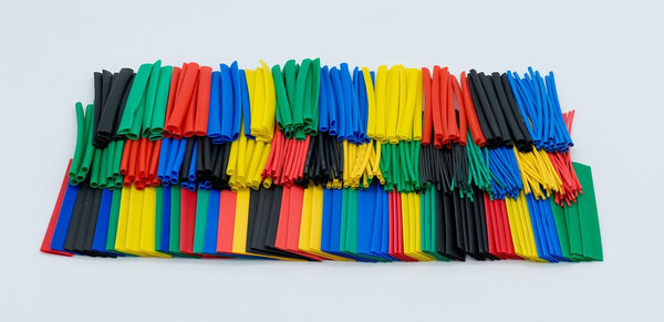 SummitLink 410 Pcs Assorted Heat Shrink Tubing Wrap Sleeve Set Combo, 5 Colors, 10 Sizes
