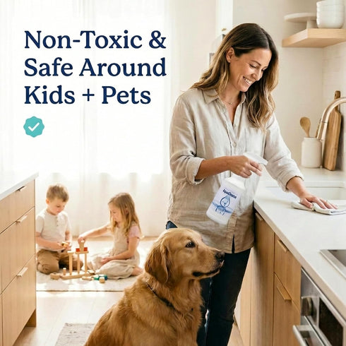 500PPM (1 3X AquaCleanse Hypochlorous Acid All-Purpose Cleaner Spray Gallon) Stronger Than Standard HOCL Pet & Family