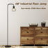 6W Bulb, Industrial Floor Lamp, LED Standing Lamp Modern with LED Foot Switch, Metal Tall Lamps for Living Room