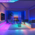 2PCS Lights,Dimmable Decoration,2000mAH WOBANE Rechargeable LED Strip RGB Rope Lighting with Remote,Battery Operated