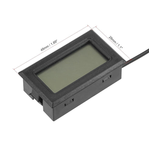 uxcell Digital Thermometer -50 to 110 Degree 10K Temperature Gauge Tester with 2m Sensor Probe