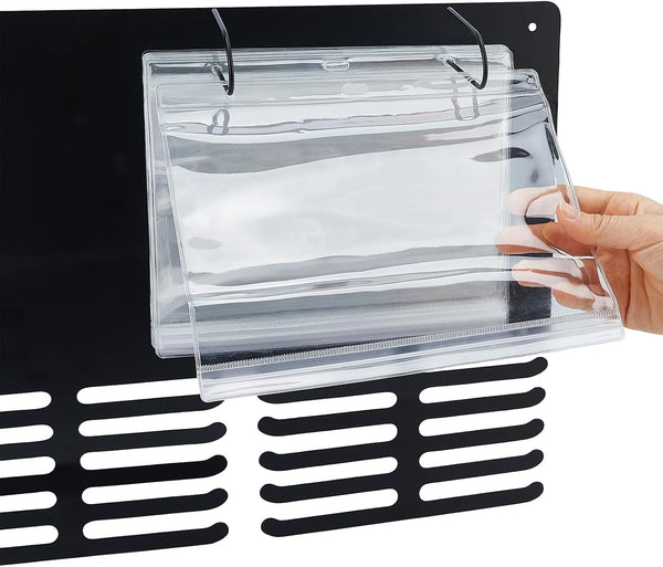 SUPERDANT 20 PCS Running Medal Hangers Race Bib Display Vinyl Protector Sheets