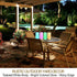 4-Pack 3x6 IP64 Multicolor Outdoor LED Pillar Candles with Timer and Remote - Waterproof Color Changing LED Pillar